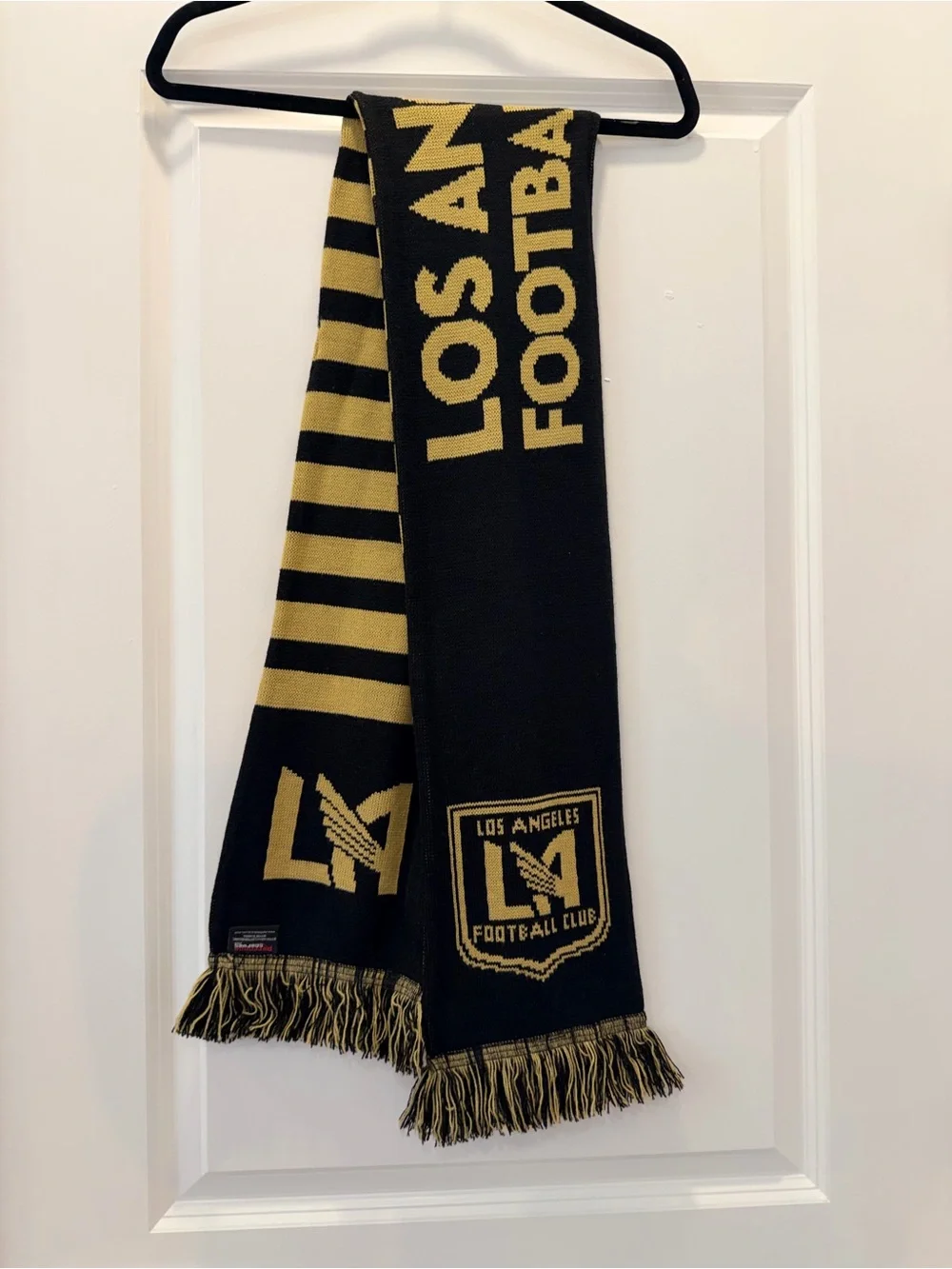 TWO Los Angeles Football Club Supporter Scarf in Black & Gold